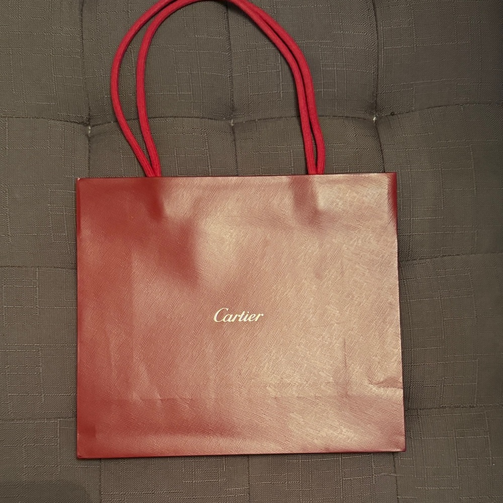 Cartier Deep Red Tote Bag